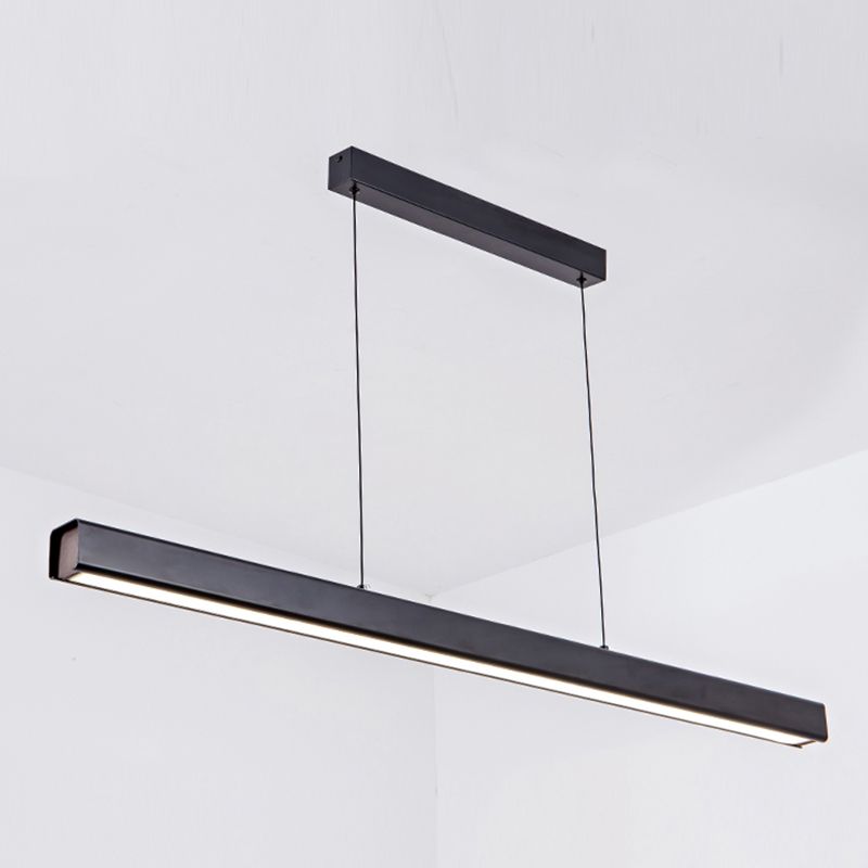 Long Strip Island Lampe Nordic Modern Style LED Hängende Licht für Esszimmer