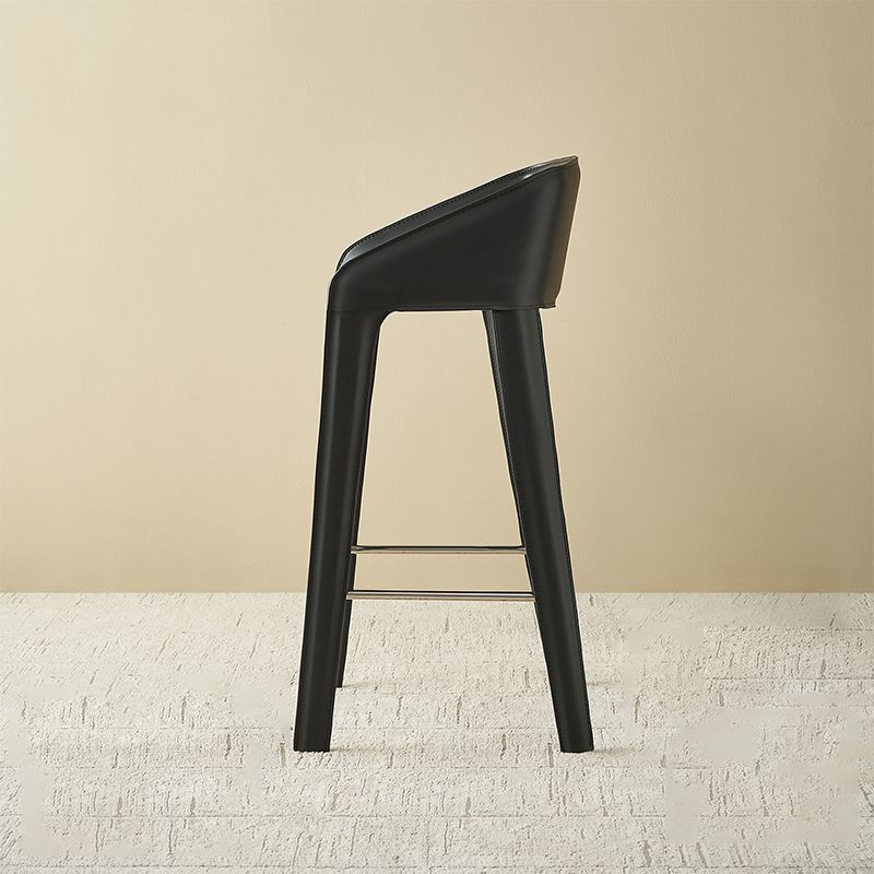 Industrial Indoor Armless Backless Bar Stool with Metal Legs