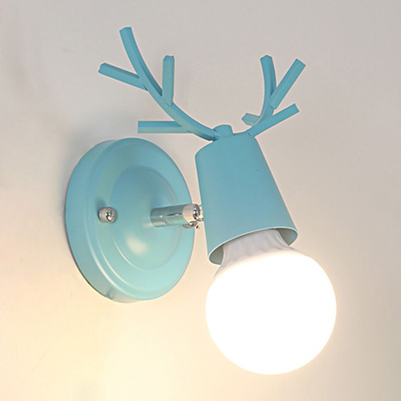 Modern Style Geometric Wall Lamps Metal 1 Light Wall Lighting for Living Room