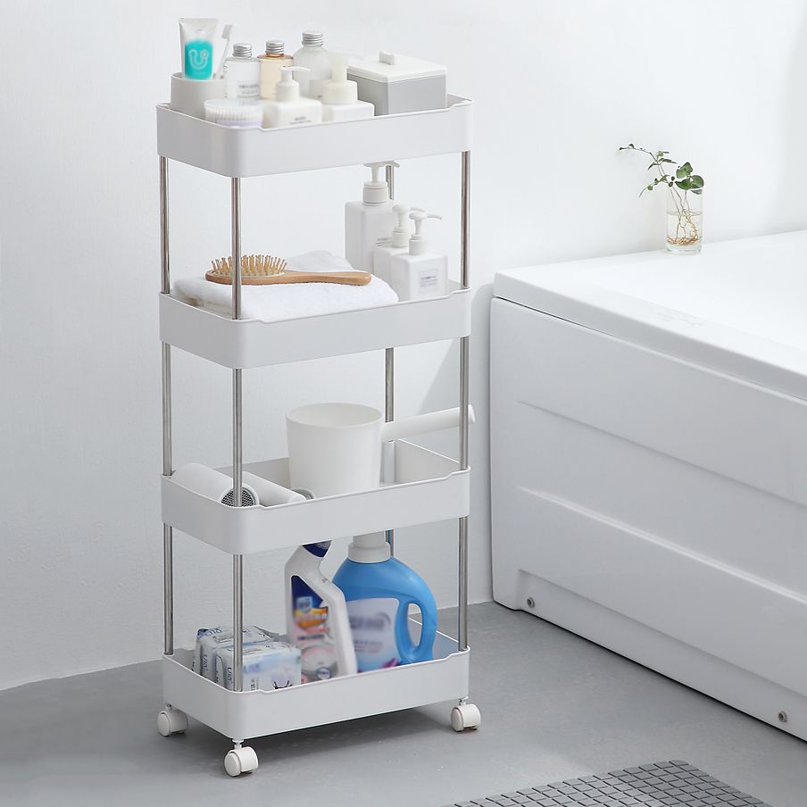 Plastic Bookshelf Contemporary Style Bookcase Open Shelf Bookcase for Study Room Office