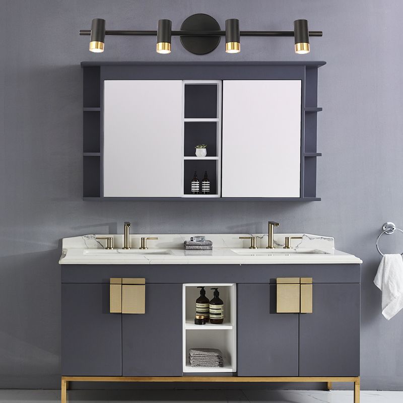 Modern Simple Mirror Lamp Fixture Adjustable Makeup Mirror Light for Washroom Bathroom
