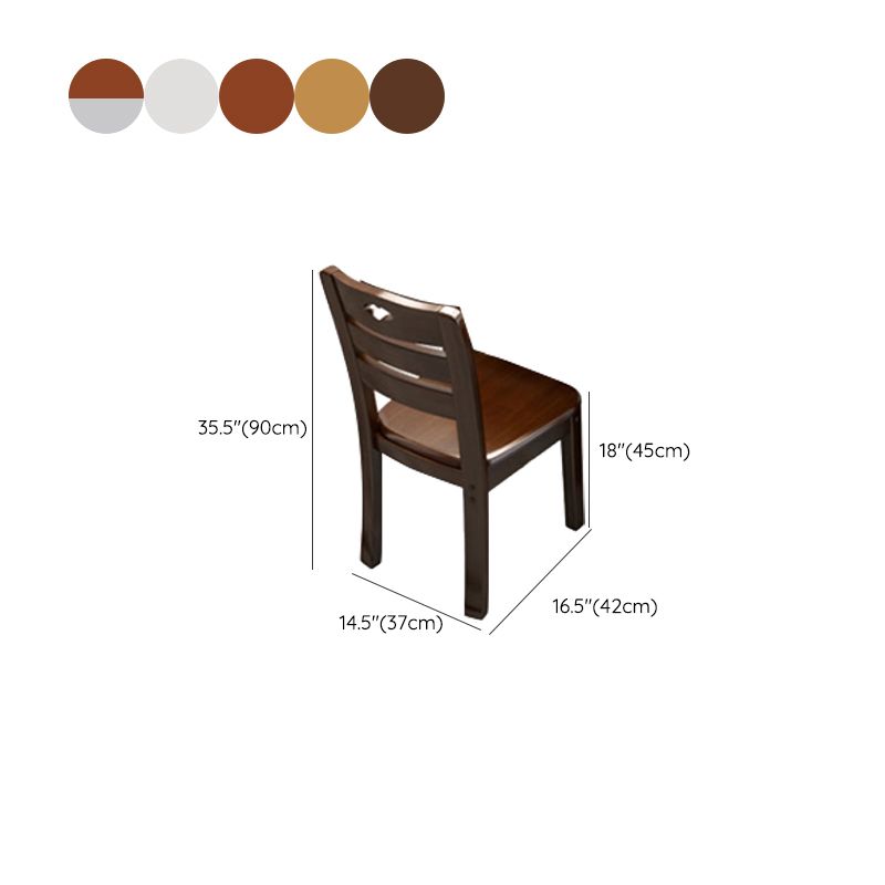 Solid Wood Dining Table Set 1/7 Pieces Dining Set for Kitchen