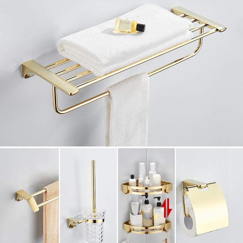 Modern Bathroom Accessories Hardware Set Gold Bathroom Hardware