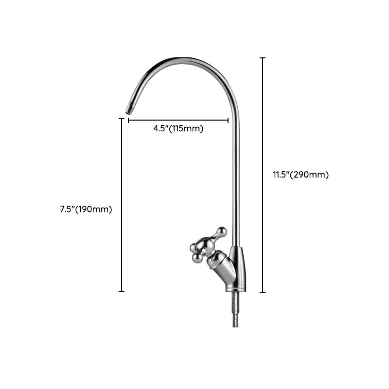 Modern Style Kitchen Filtered Faucet Gooseneck Kitchen Filtered Faucet