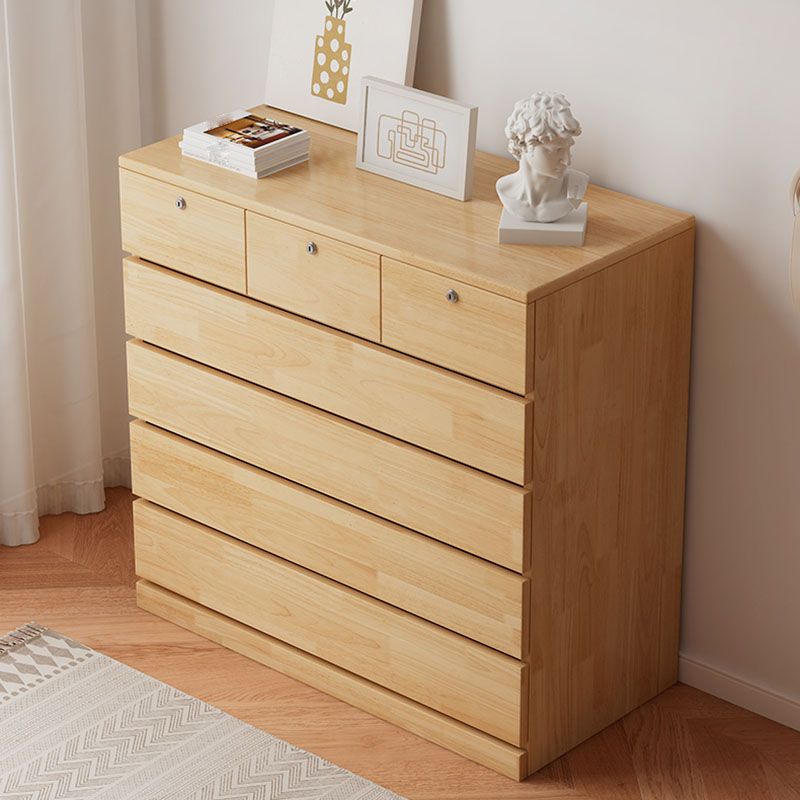 Modernism Horizontal Lingerie Chest Wooden Dresser with 5/7 Drawers for Home