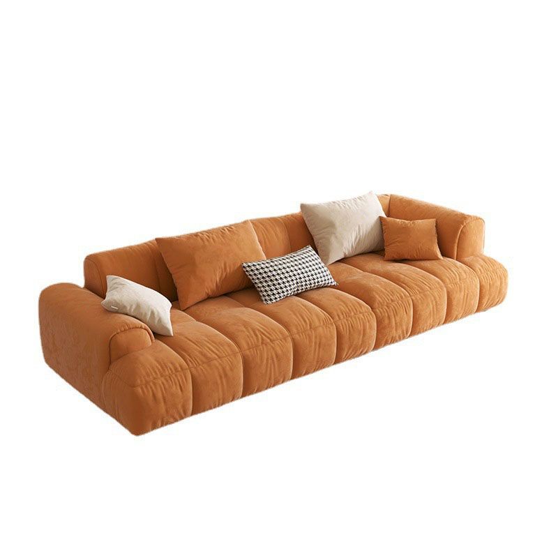 Modern Standard Sofa Square Arm Cushions Sofa for Living Room