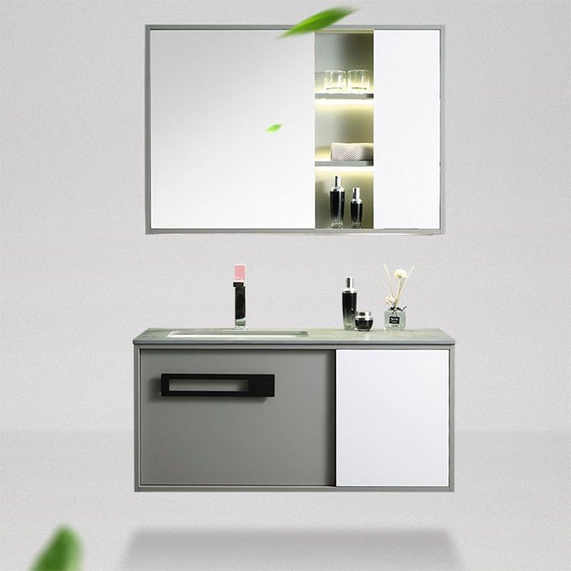 Gorgeous Vanity Sink Wooden Wall-Mounted Standard Vanity Cabinet with Mirror Cabinet