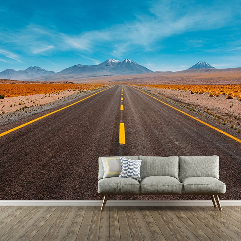 Modern Style Mural Wallpaper Highway Photography Indoor Wall Mural