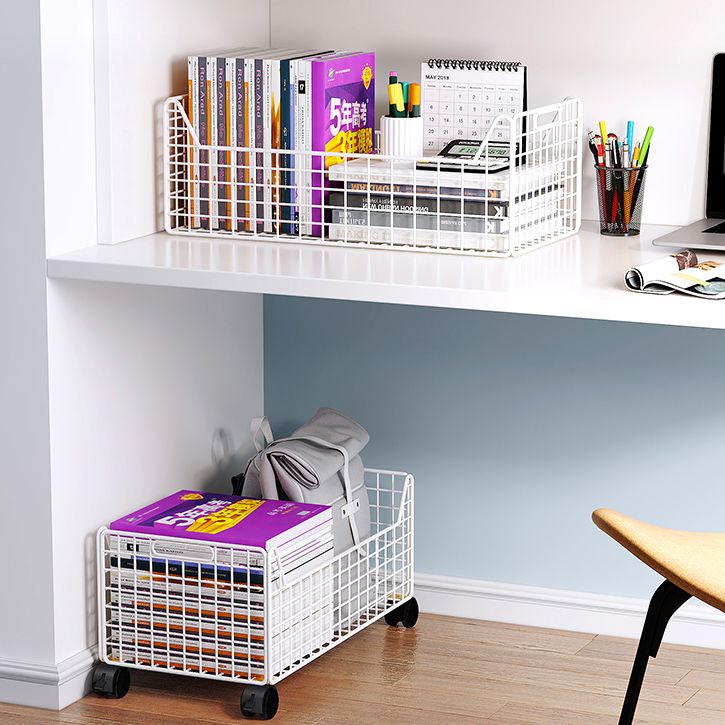 Metal Book Shelf Horizontal Shelf Bookcase, 11.61" W x 9.45" H