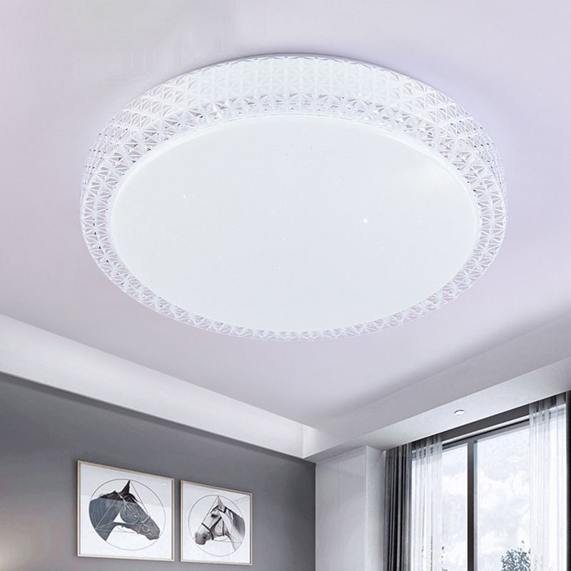 Modern Ceiling Light LED Ceiling Mount Light with Acrylic Shade for Living Room