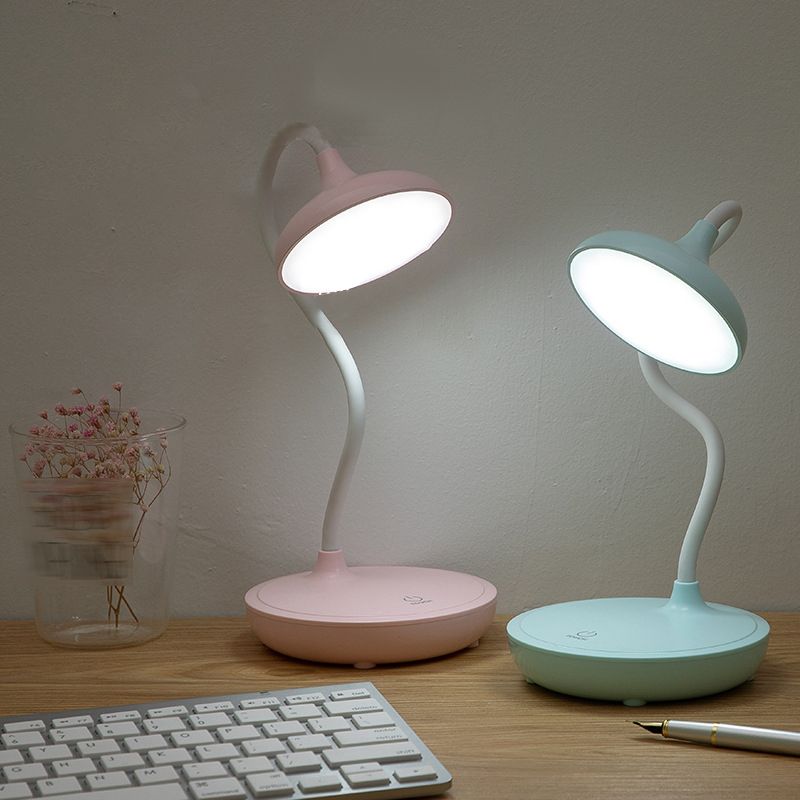 Lampade per comodini rotondi Modern Plastic 1 Lampada da tavolo a LED LED
