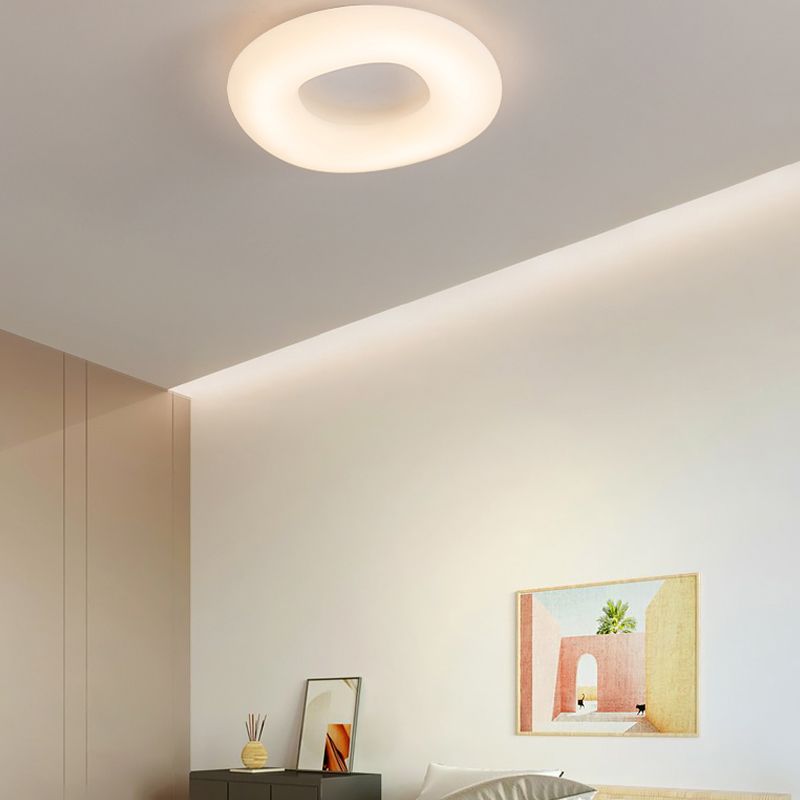 Plafonnier LED circulaire de Style nordique, luminaire décoratif de plafond, idéal pour une chambre à coucher