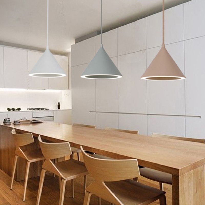 1 Light Cone sospeso a sospensione Modern Macaron in stile Macaron Impiccagione per il ristorante