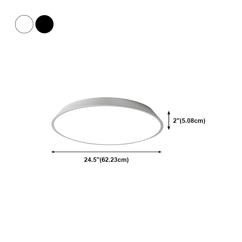 Metalen ronde inbouwplafondlamp Moderne stijl Enkelvoudige inbouwplafondverlichtingsarmaturen
