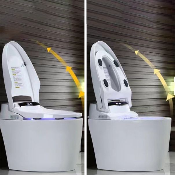 Floor Mounted Modern Toilet Bowl One Piece Toilet ABS Flush Toilet