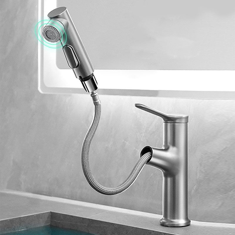 Modern Vessel Faucet Brass Single Handle Low Arc Vessel Faucet for Home