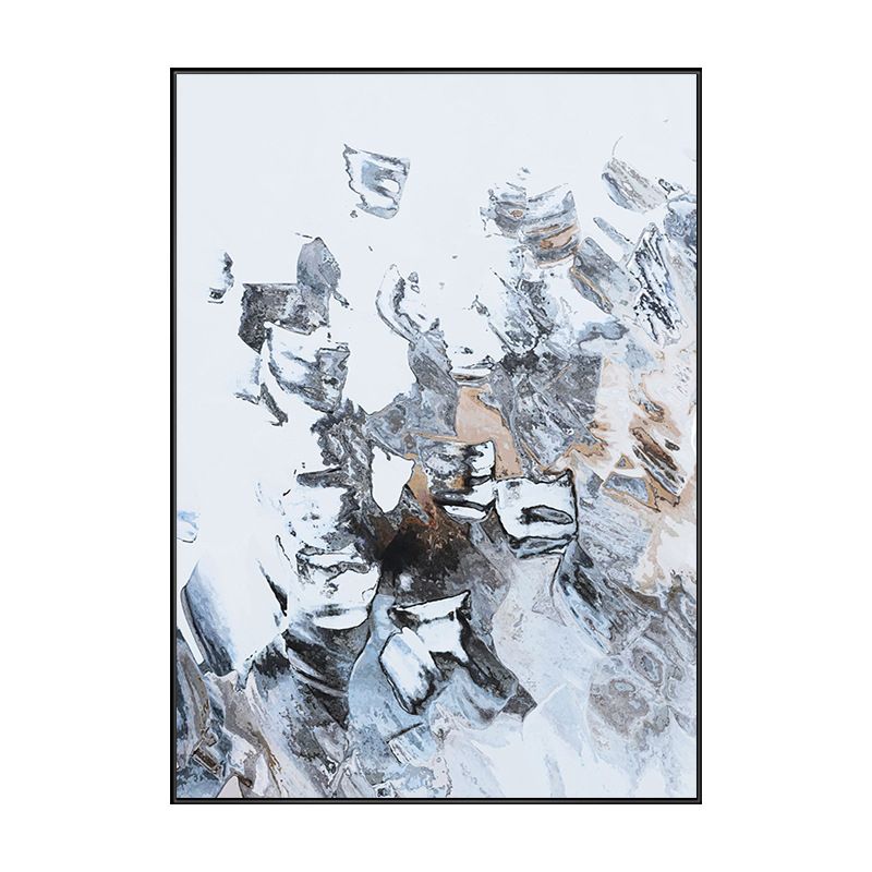 Canvas Textured Painting Modern Style Abstract Pattern Wall Art Decor, Multiple Sizes