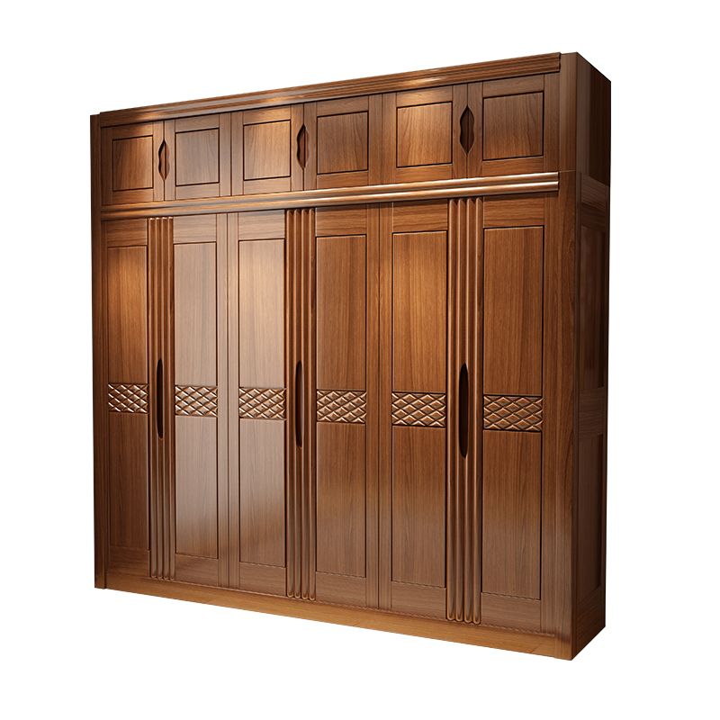 French Country Style Ward Armoire Wooden Wardrobe for Bedroom