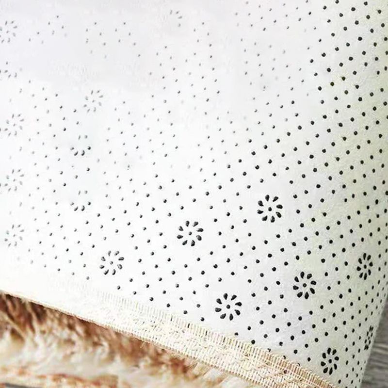 Multicolor Plain Rug Polyester Minimalist Anti-Slip Backing Indoor Rug for Home Decoration