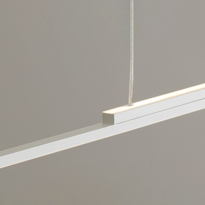 2 Light Linear Island Lighting Contemporary Metal Island Light Fixture