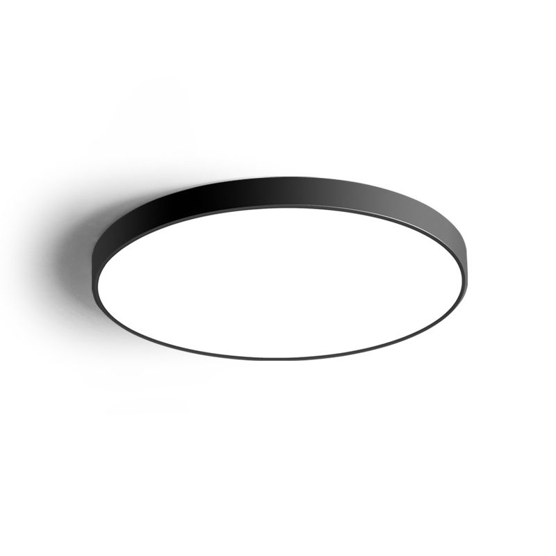Luminaires de plafond encastrés de simplicité de lumière montée au plafond à LED ronde