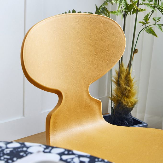 Modern Style Side Chair Plastic Metal Dining Chair for Home Use