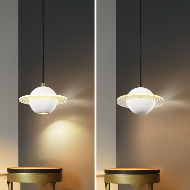 Modern Style Spherical Shape Hanging Light Stone Hanging Lamp for Bedroom