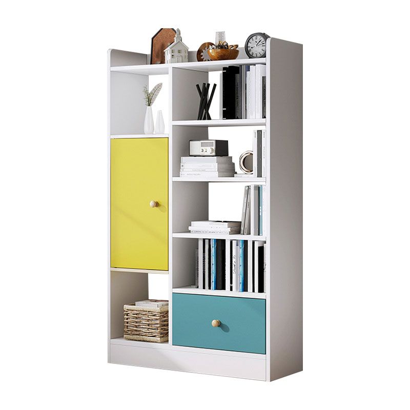 25" L X 9.5" W Engineered Wood Shelf Bookcase Standard Modern Vertical Book Shelf