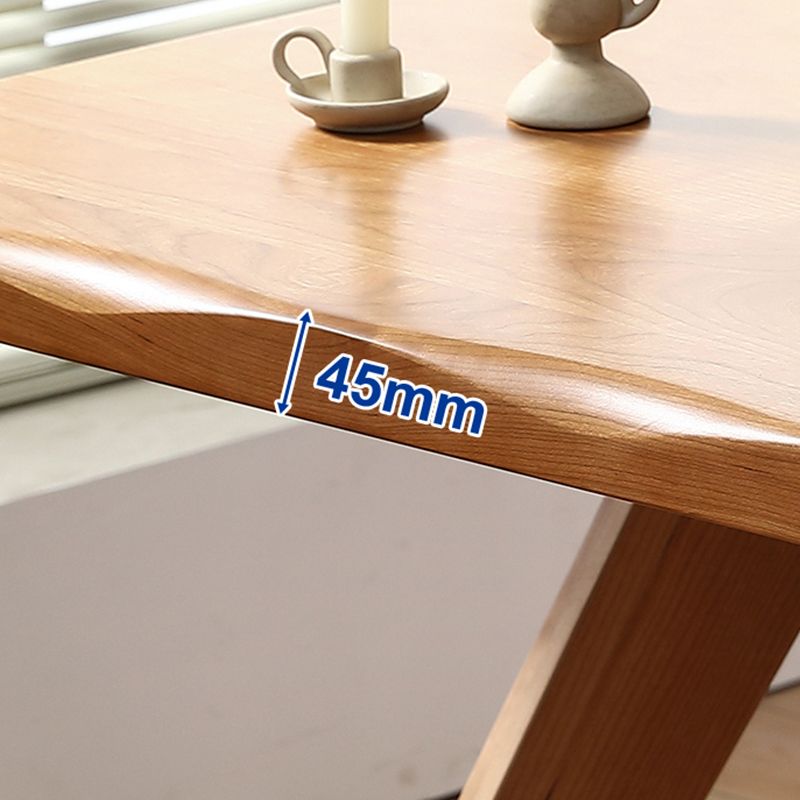Brown 4 Legs Dining Room Dinner Kitchen Table Modern Dining Room Table