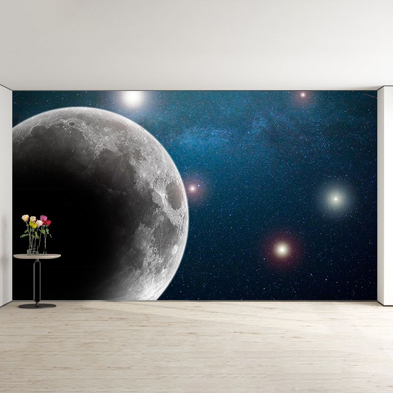 Outer Space Photo Wall Mural Stain Resistant Gust Room Wall Decor, Custom Print