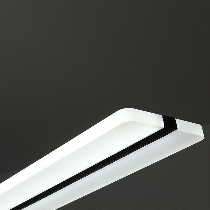 Long Strip LED Island Light moderniste suspendu suspendu pour le salon salle à manger salon