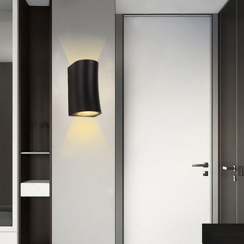 Geometric Wall Mounted Lamp Contemporary Metal Wall Lighting Ideas