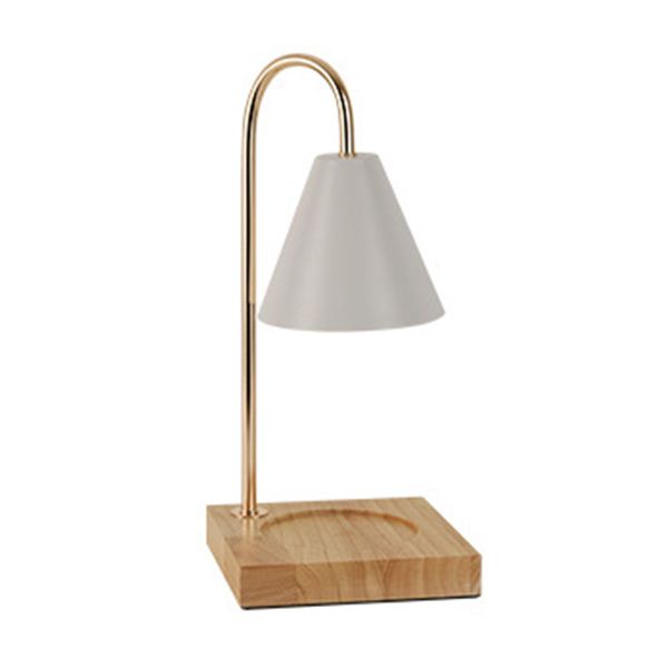 Lampe de table en métal géométrique moderne 1 luminaire de table d'éclairage (décoration non incluse)