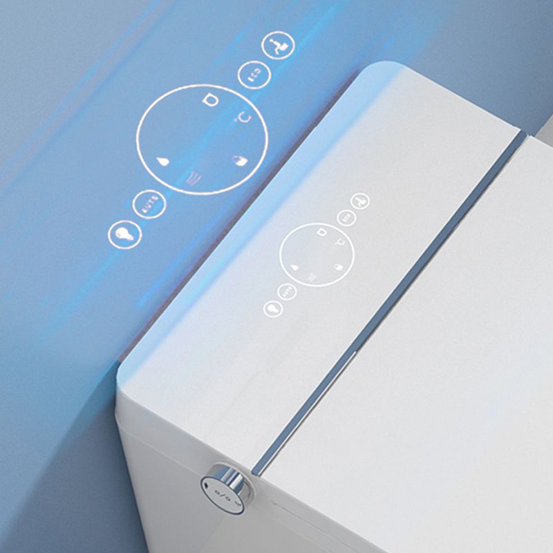 Wall Mount All-In-One Toilet Bowl Contemporary Flush Toilet for Washroom