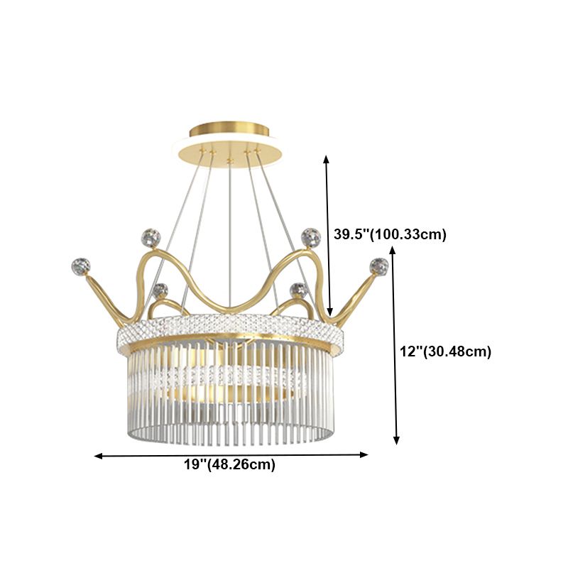Estilo moderno accesorio de iluminación colgante araña doméstica para sala de estar