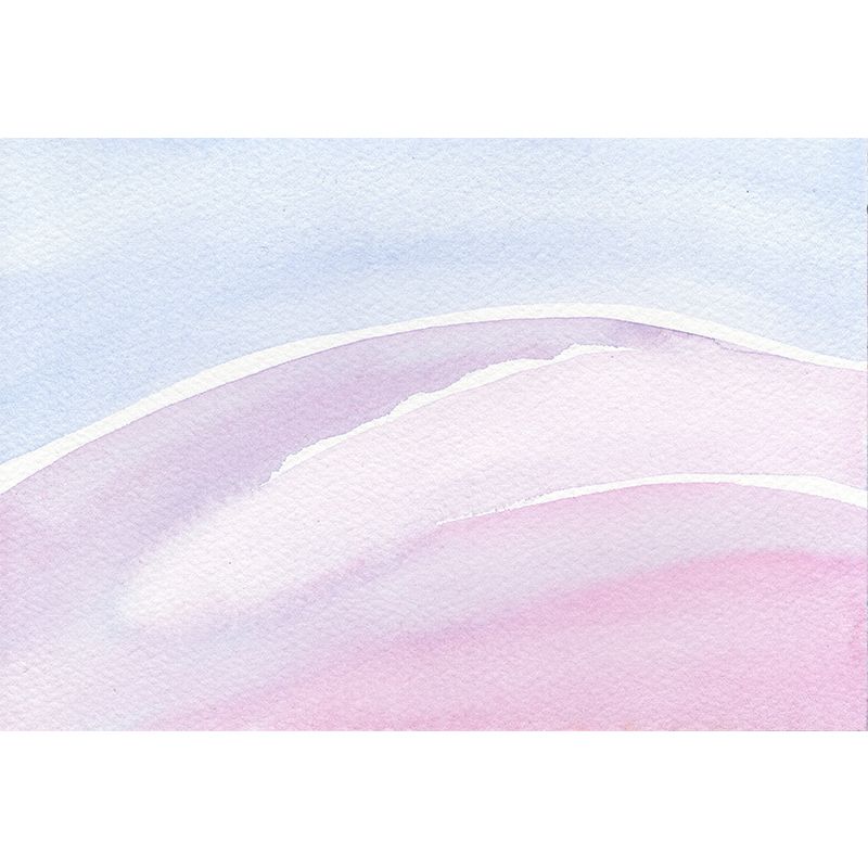 Washable Mural Wallpaper Abstract Watercolor Illustration Indoor Wall Mural