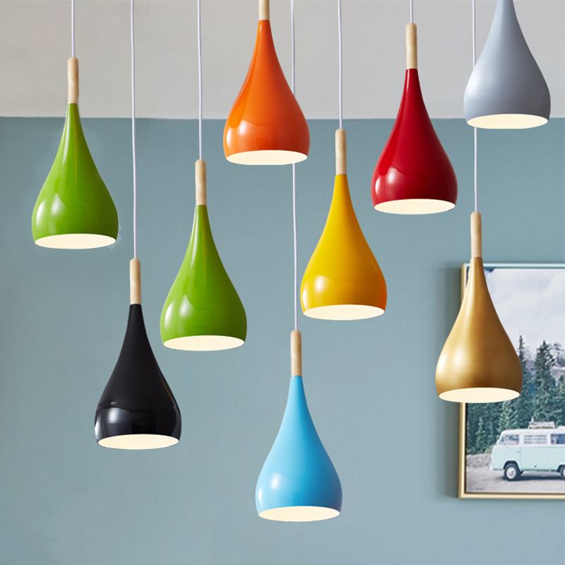 Luce Mini Mini Bell Bell, Luce in metallo Macaron Ampicca singola