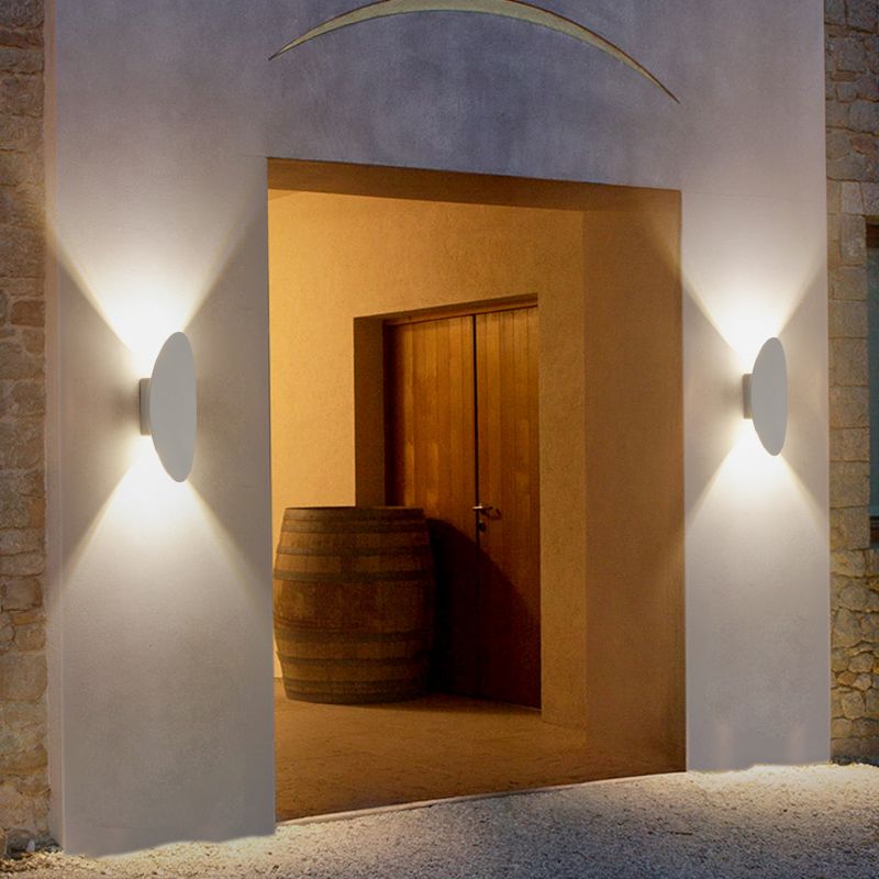 Modern Minimalist Style Up and Down LED Wall Sconce Metal Wall Mounted Lamps for Doorway