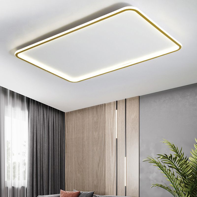 Plafondlamp in eenvoudige stijl, aluminium plafondlamp voor slaapkamer, woonkamer