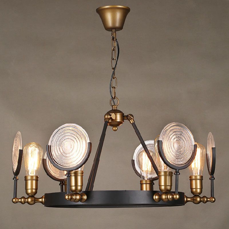 Fidutri di illuminazione a sospensione con lampada a soffitto a soffitto a più luci industriali