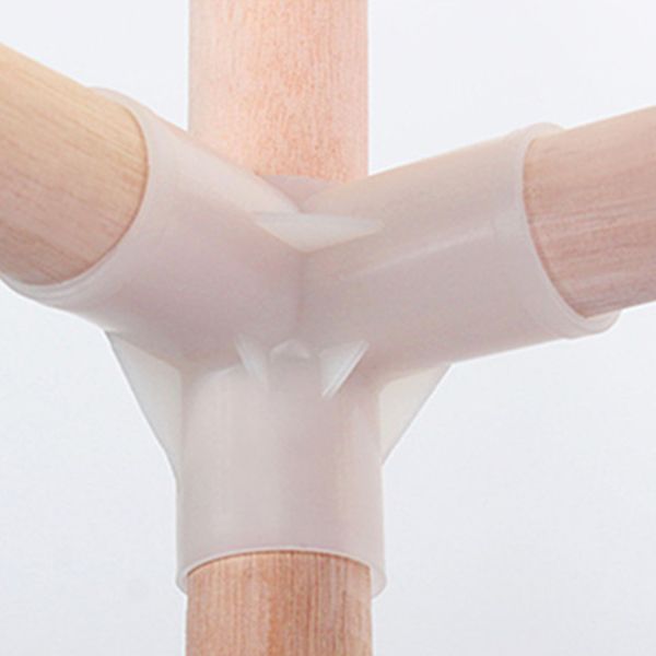 Contemporary Style Wardrobe Armoire Meringue Wood Frame Wardrobe Cabinet for Home