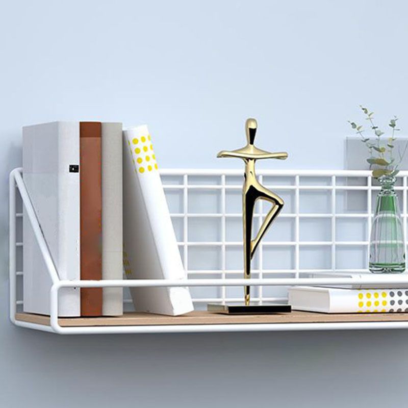 Modern Metal Bookcase, Geometric Bookshelf for Any Room, 6.5" W