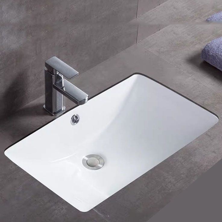 Bathroom Sink Ceramic Rod Handle Faucet Anti-spill Bathroom Sink