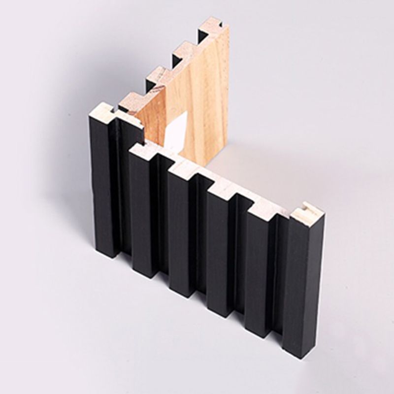 Modern Wall Panel Solid Color Nail Soundproof Living Room Wood Planks (12-Pack)