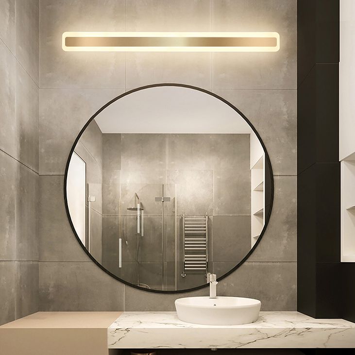 Square Metal Wall Mounted Vanity Lights Modern Vanity Lighting Fixtures for Bathroom
