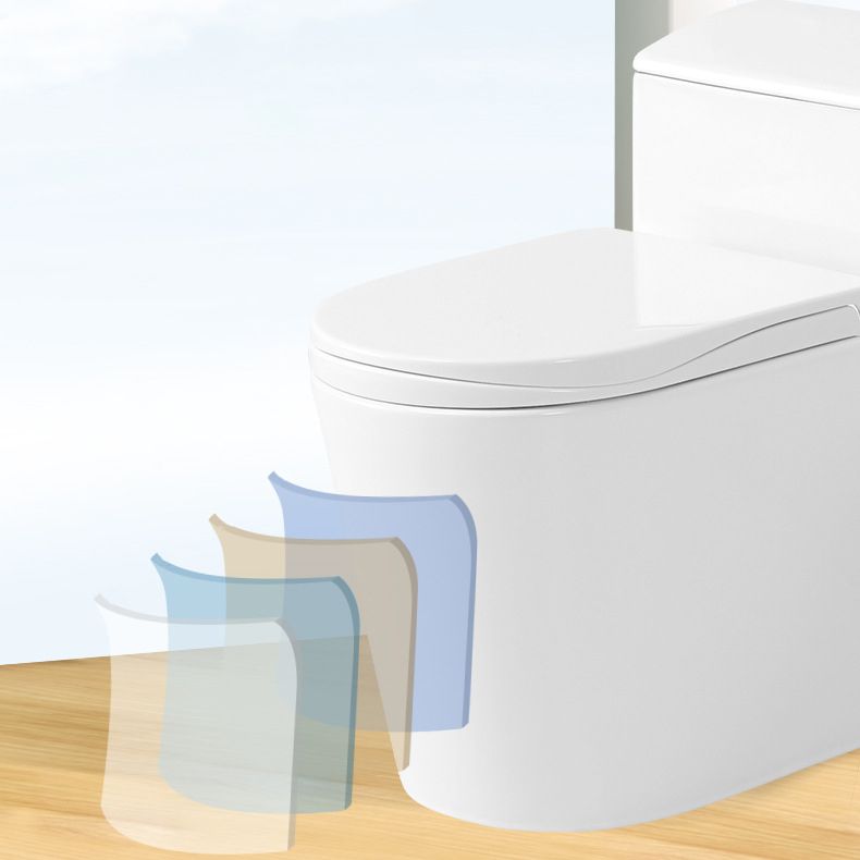 Modern Siphon Jet Toilet Bowl One Piece Bidet Toilet with Seat for Bathroom