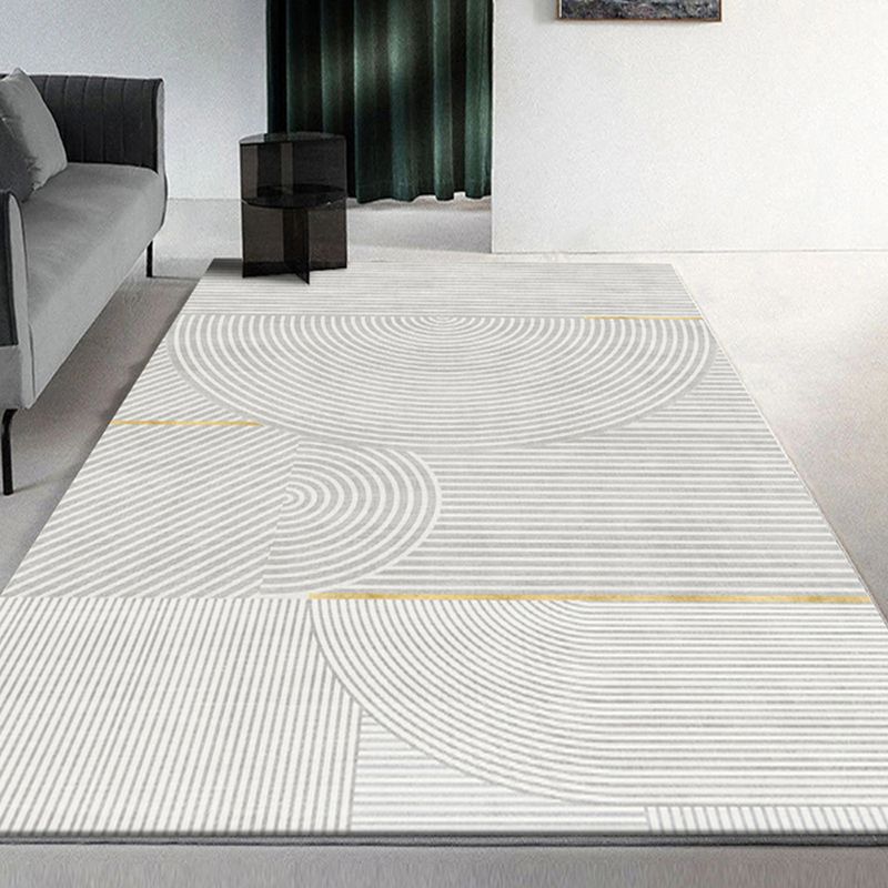 Alfombra de área en negrita alfombra de estampado de estampado moderno alfombra interior lavable de poliéster con respaldo sin deslizamiento