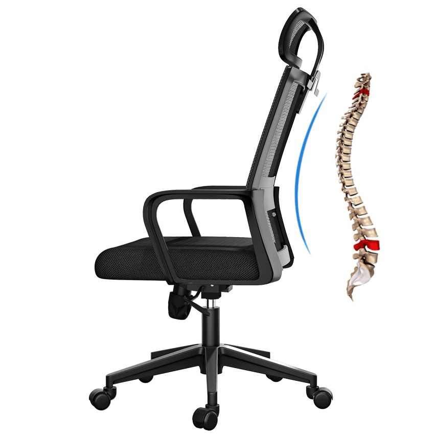 Modern Ergonomic Working Chair Black Home Office Chair for Home Office