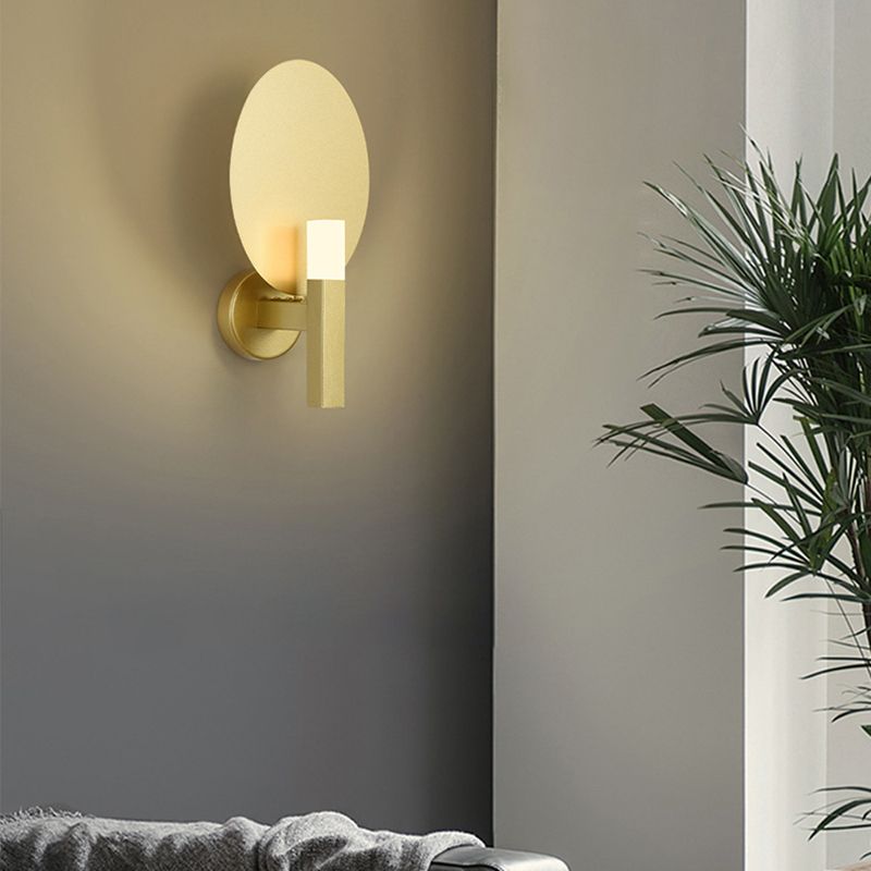 1-Light Geometric Wall Lights Modern Metal Wall Light Fixture