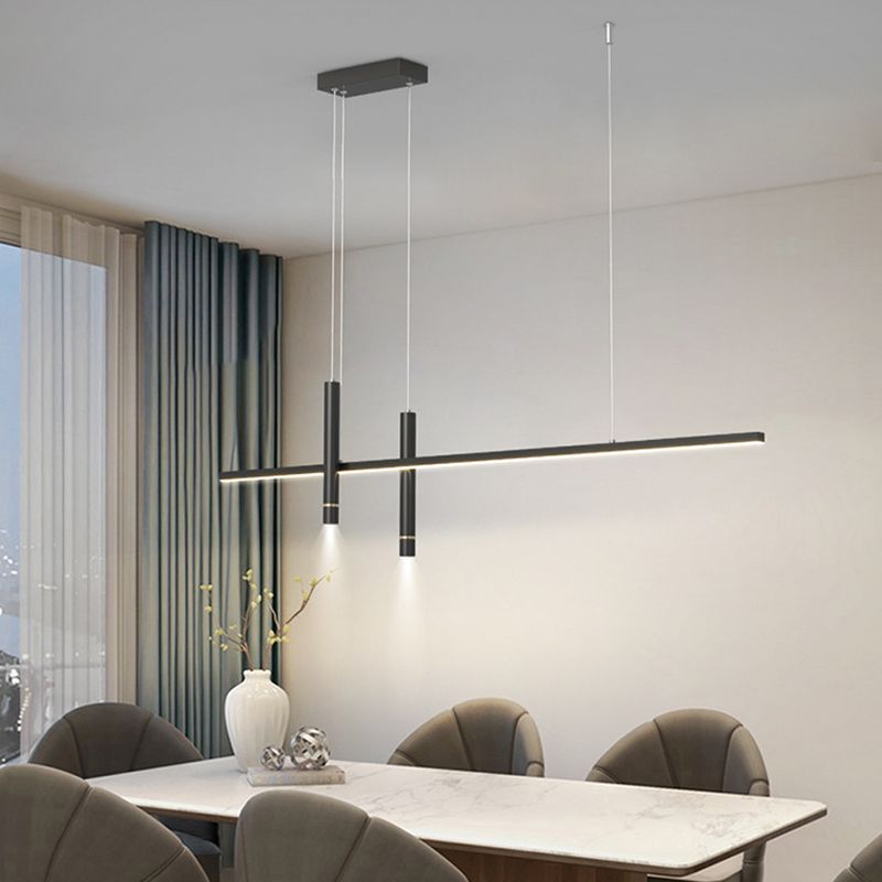 Linear Modern 3 - Light Kitchen Island Fixture Interior LED Ceiling Pendant Lighting